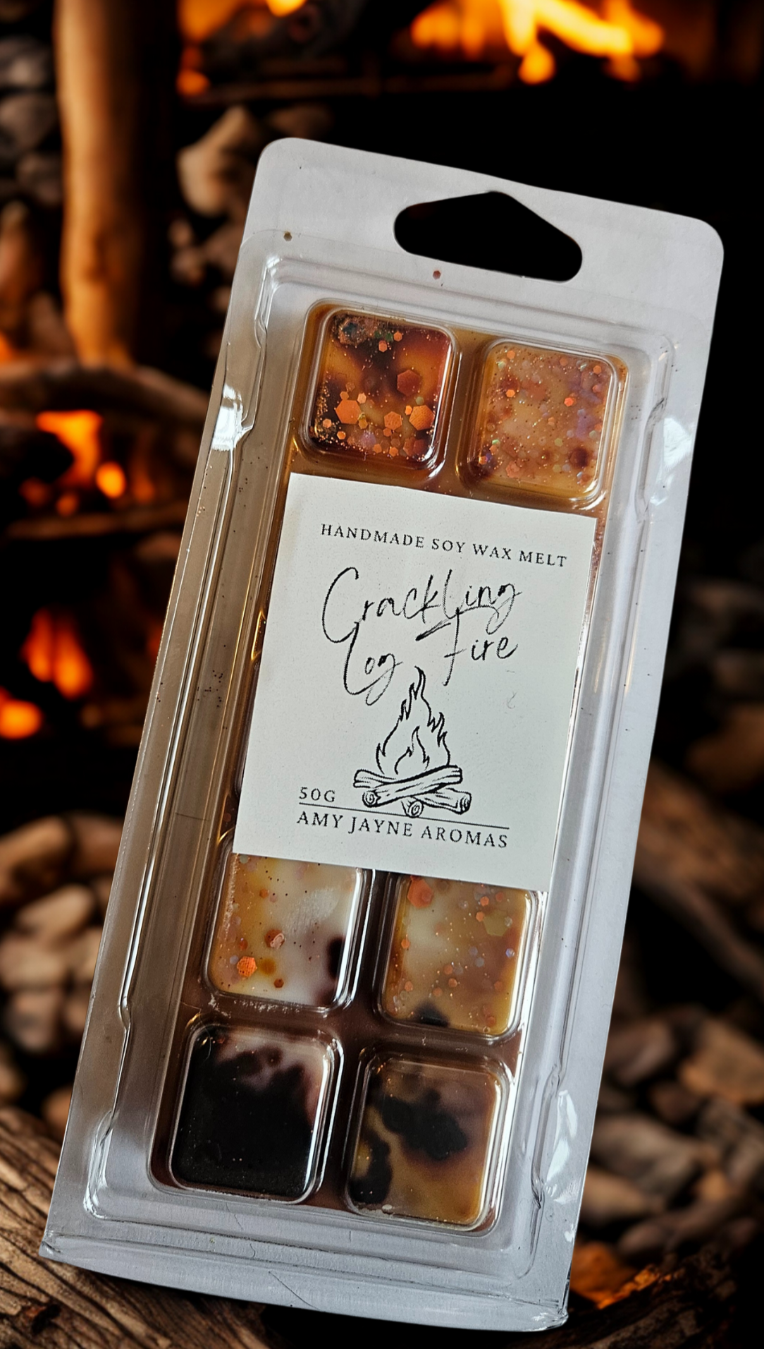 Crackling Log Fire