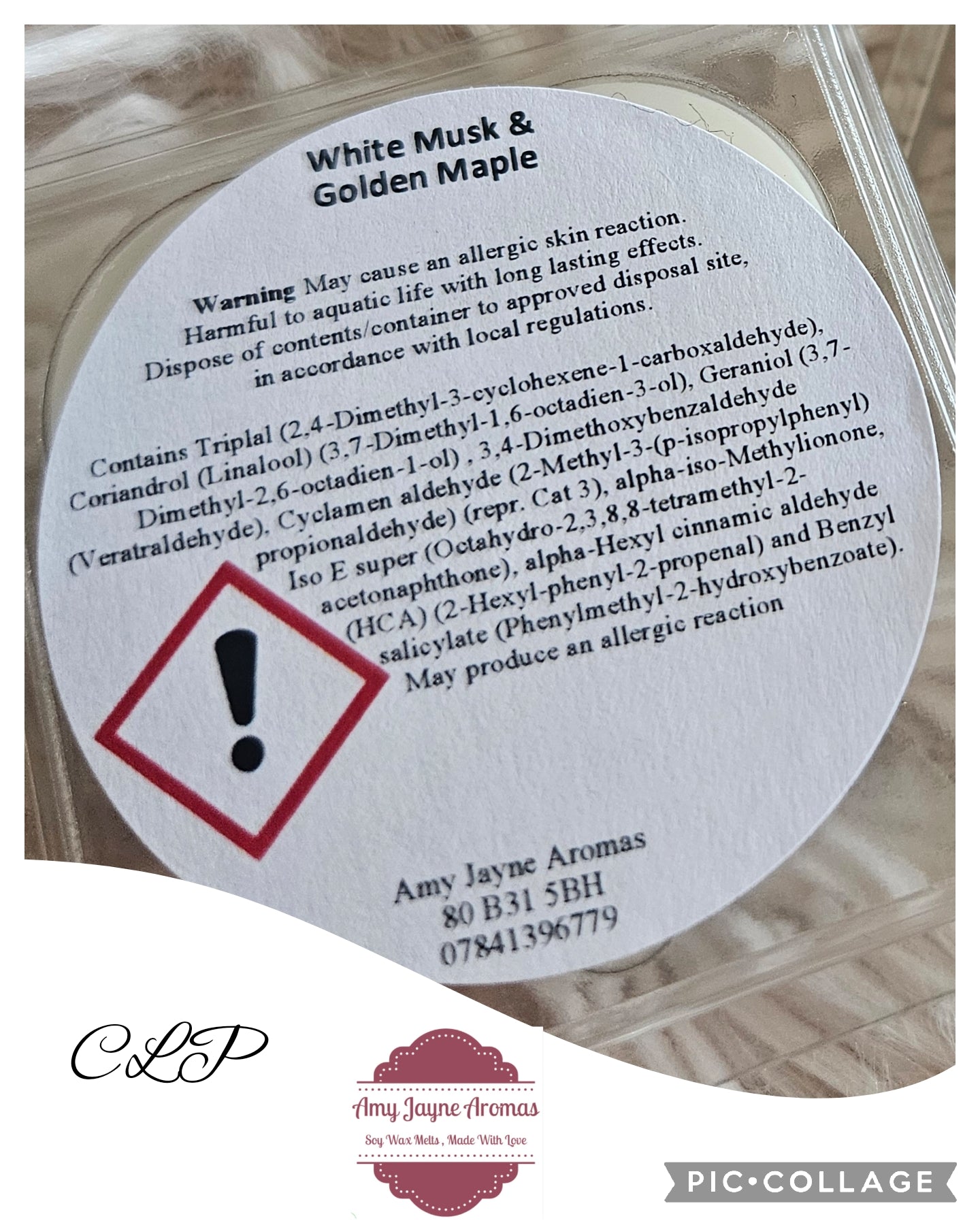 White Musk & Golden Maple Sample