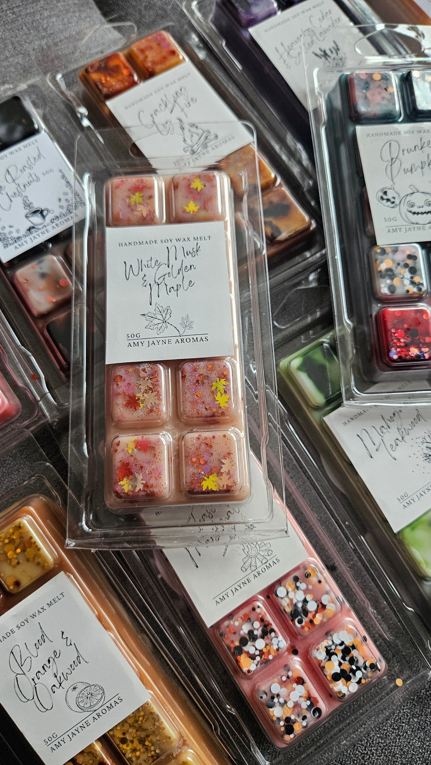 Autumn & Halloween Wax Melts Snap Bars (&brittle!)