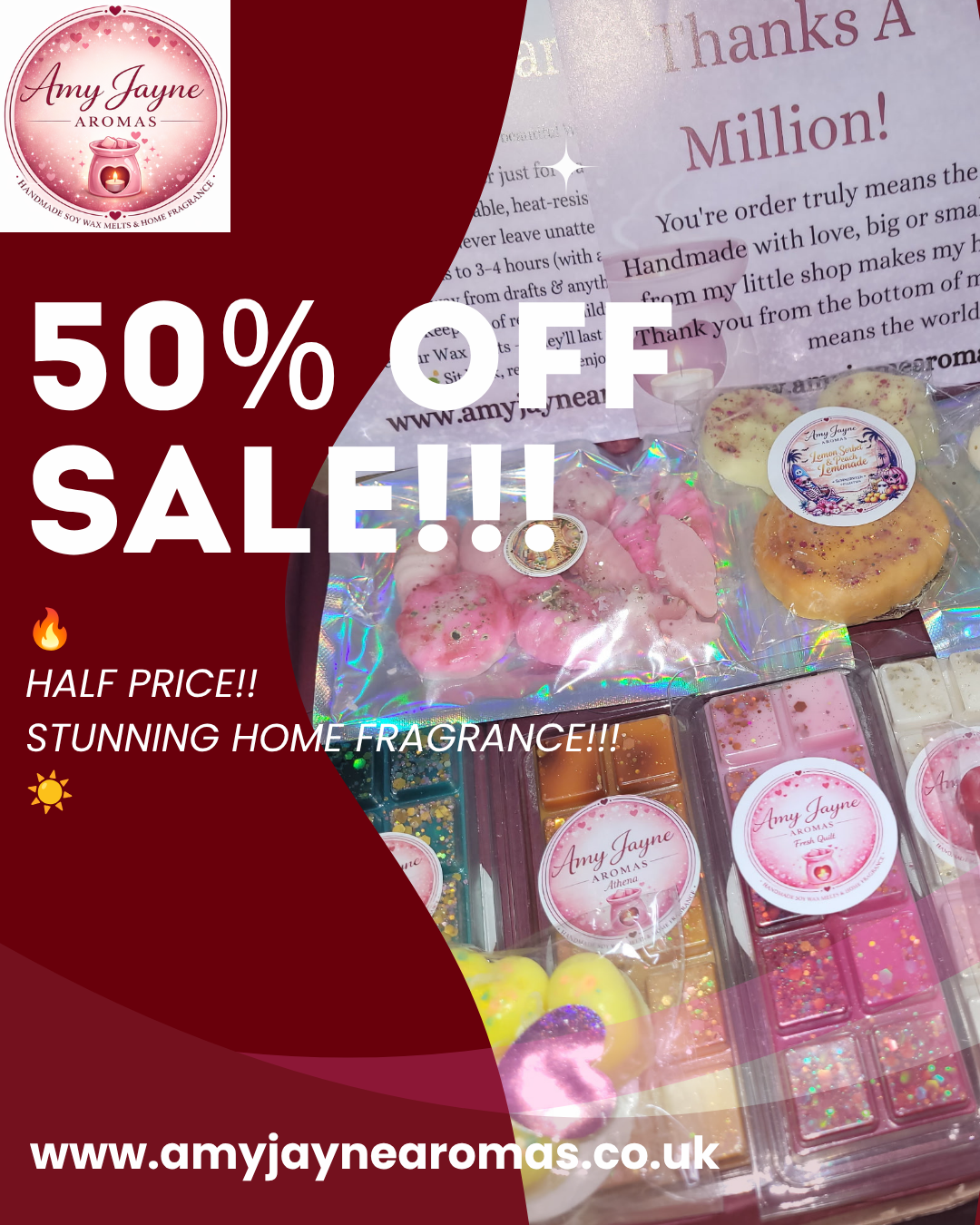 ☀️ 50% Off!! ☀️