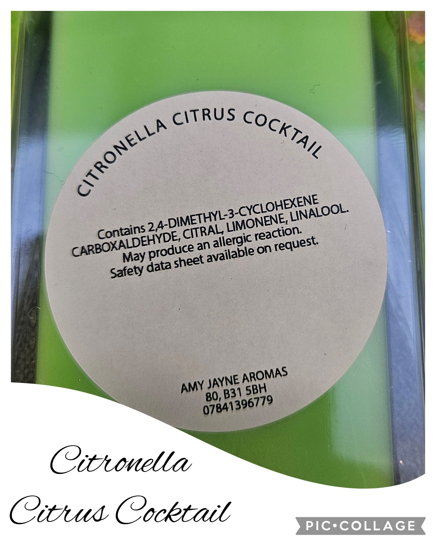 Citronella Citrus Cocktail