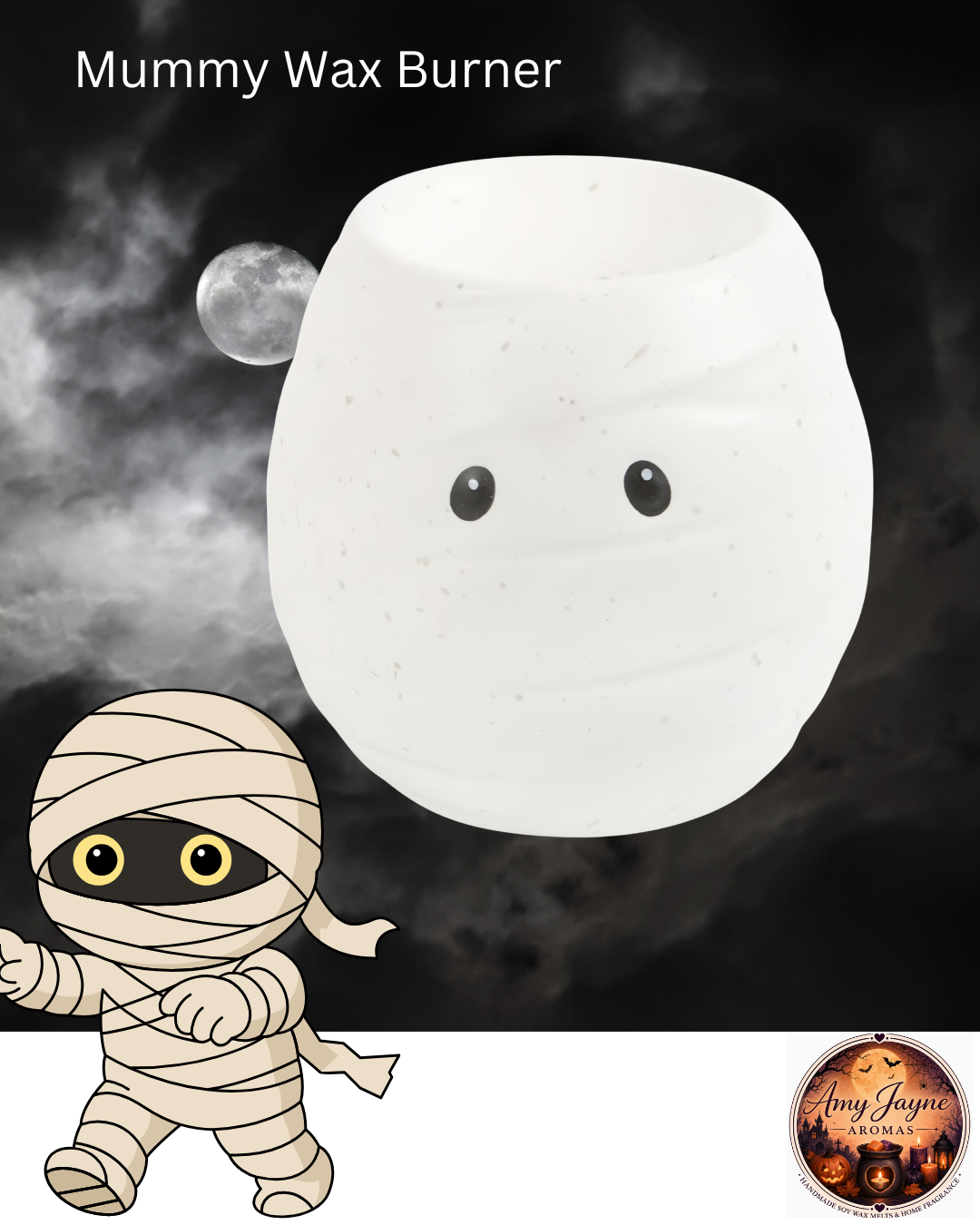 Mummy Shaped Wax Melt Burner