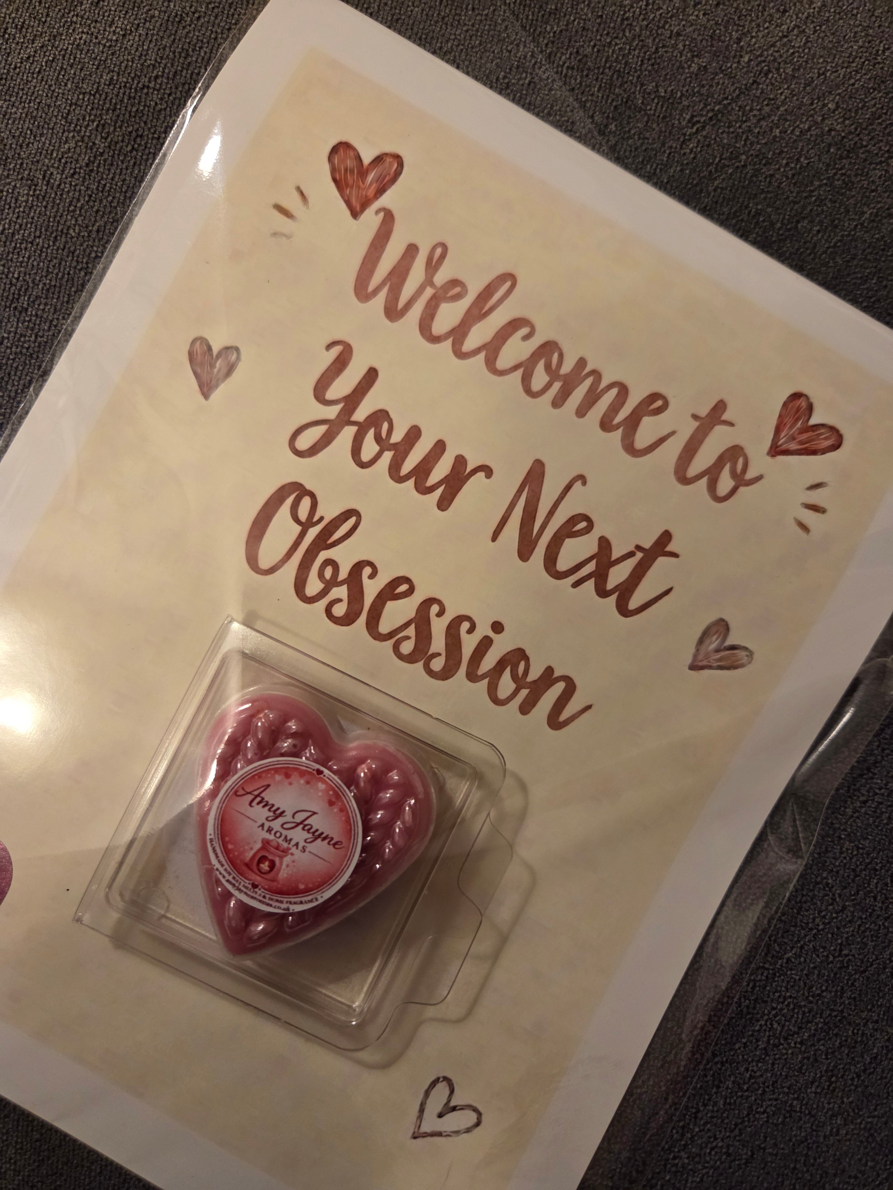 "Welcome To Your Next Obsession" - Quote Gift Card