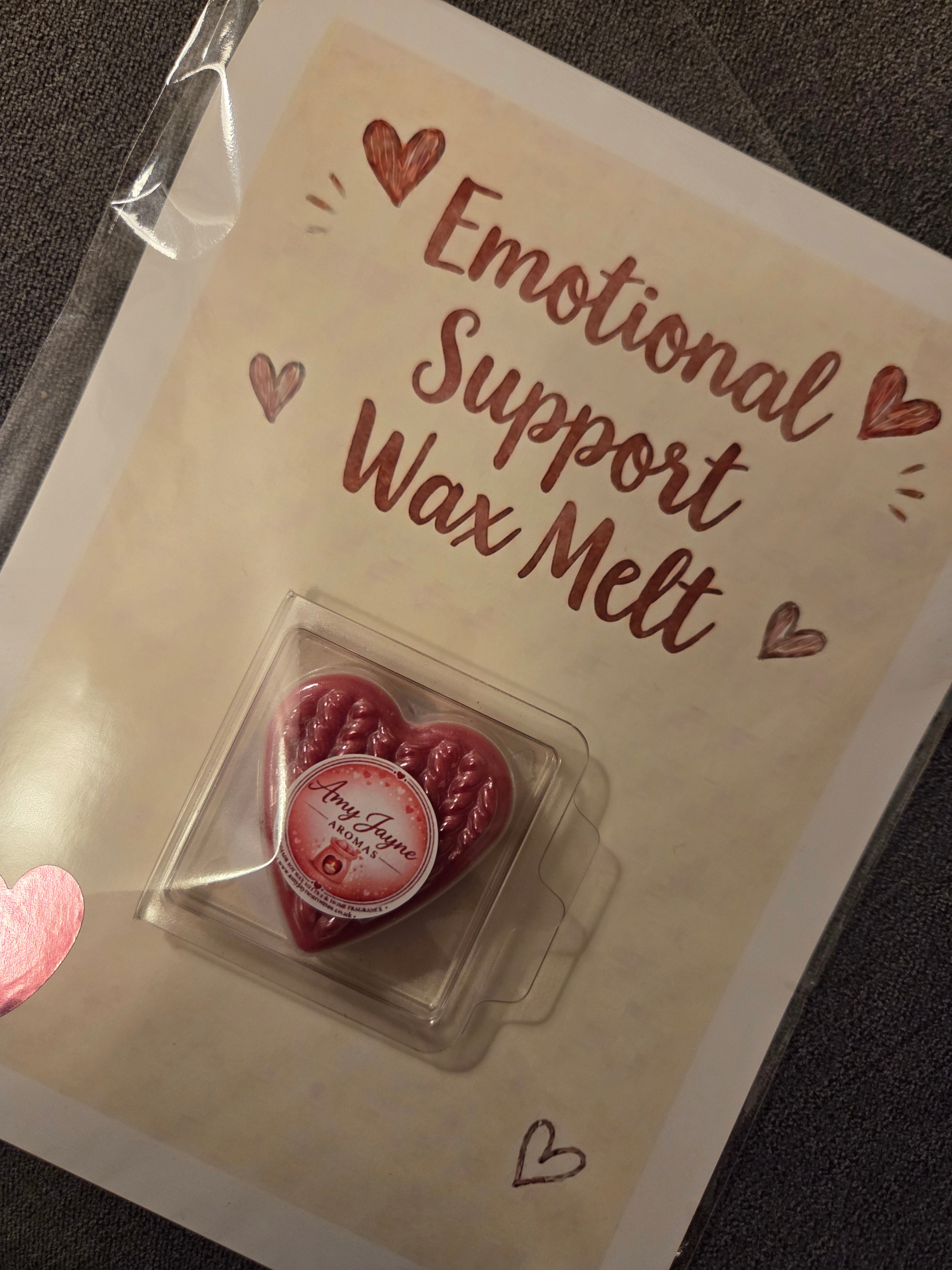 "Emotional Support Wax Melt" - Quote Gift Card