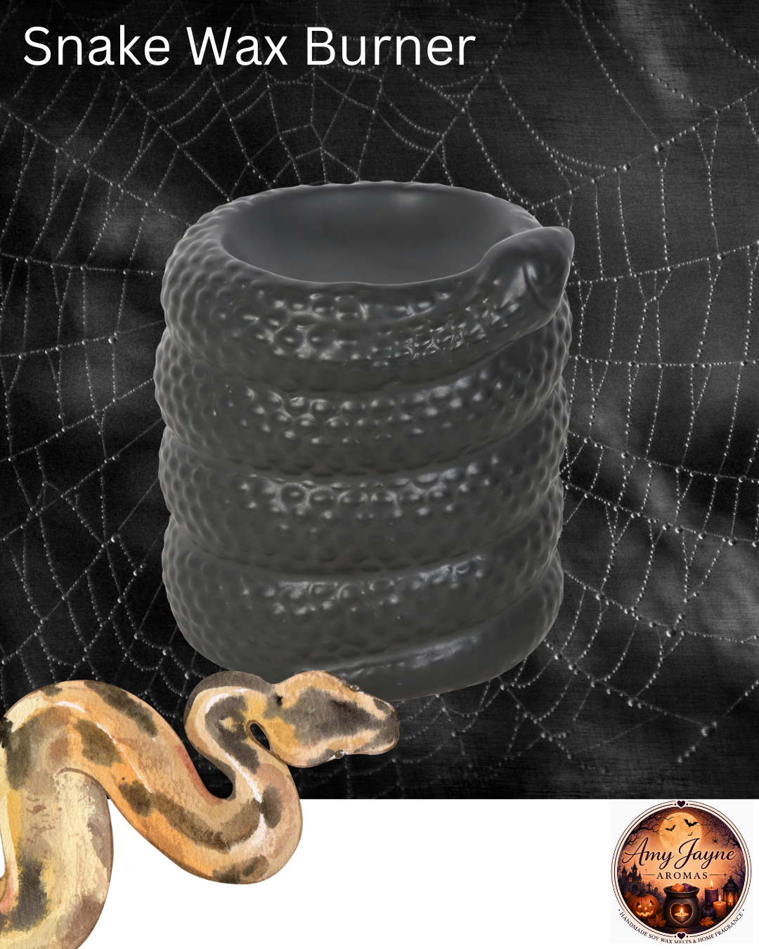 Black Snake Wax Melt Burner