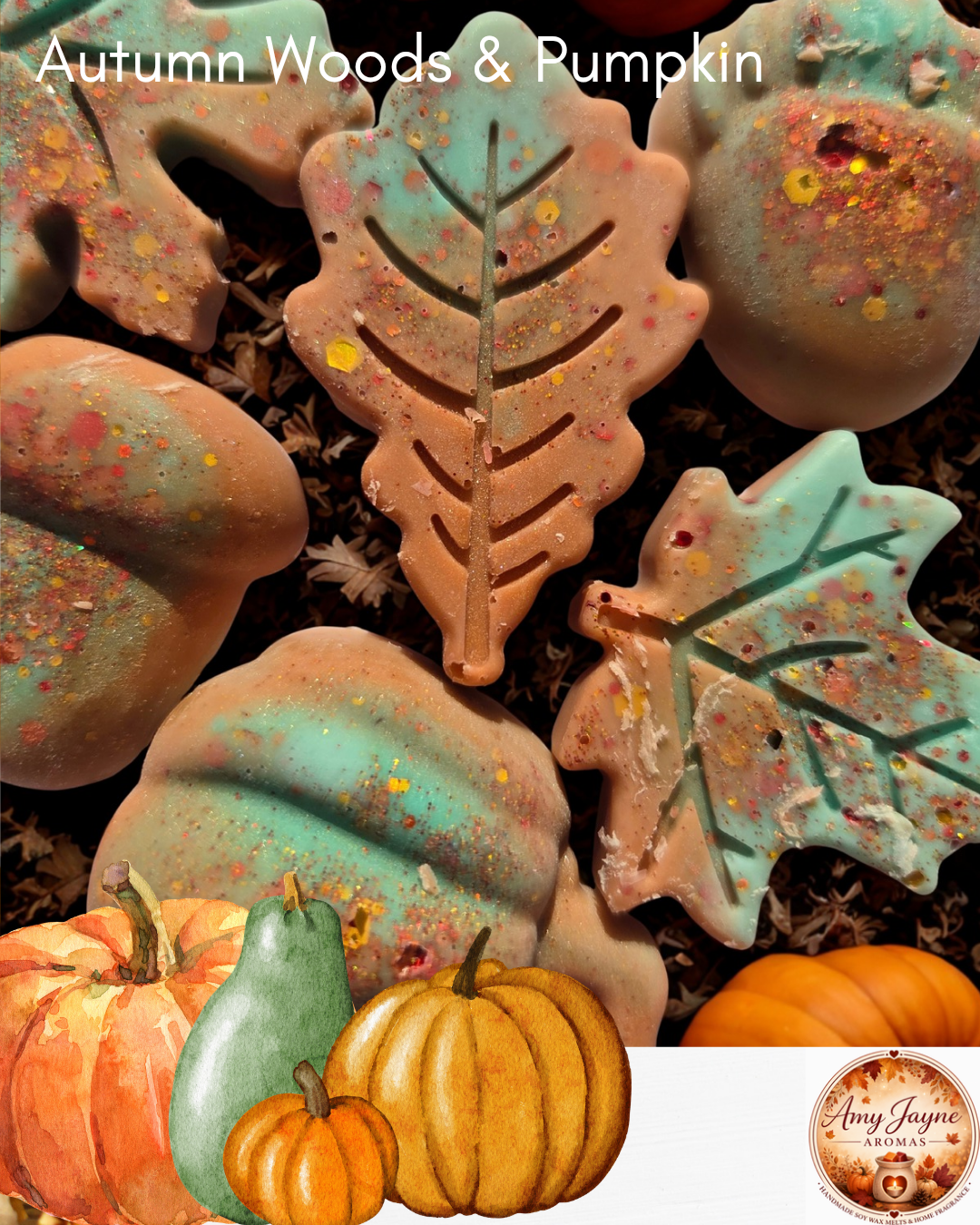 Autumn Woods & Pumpkin - Autumn Shapes
