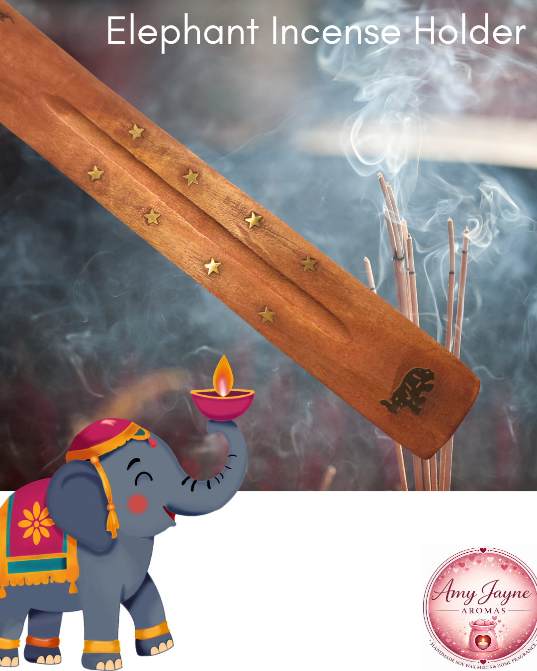 Elephant Incense Holder