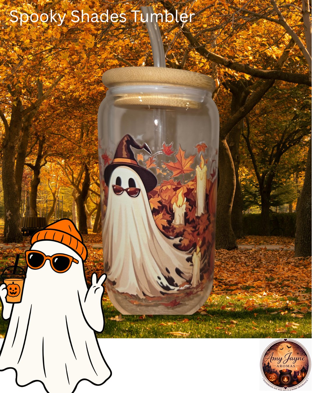 Spooky Shades Glass Tumbler