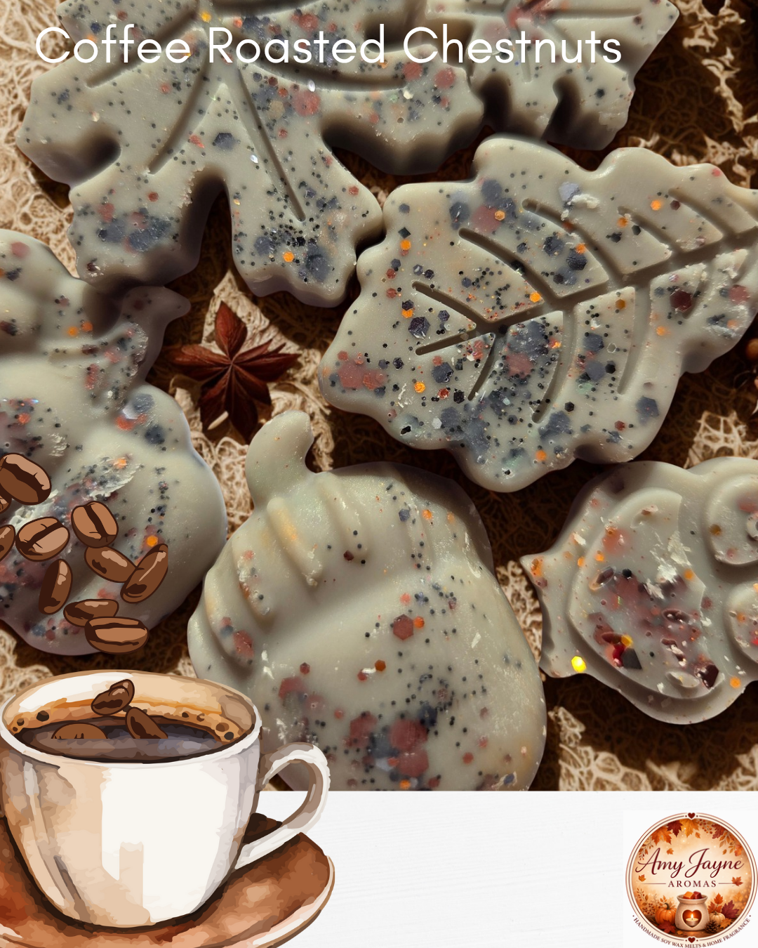 Coffee Roasted Chestnuts - Autumn Shapes