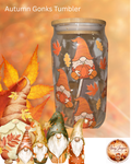 Autumn Gonks Glass Tumbler
