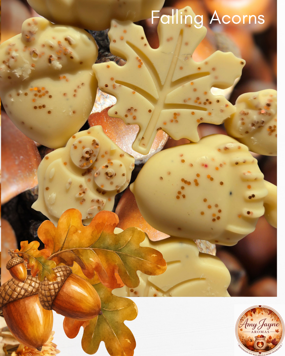 Falling Acorns - Autumn Shapes