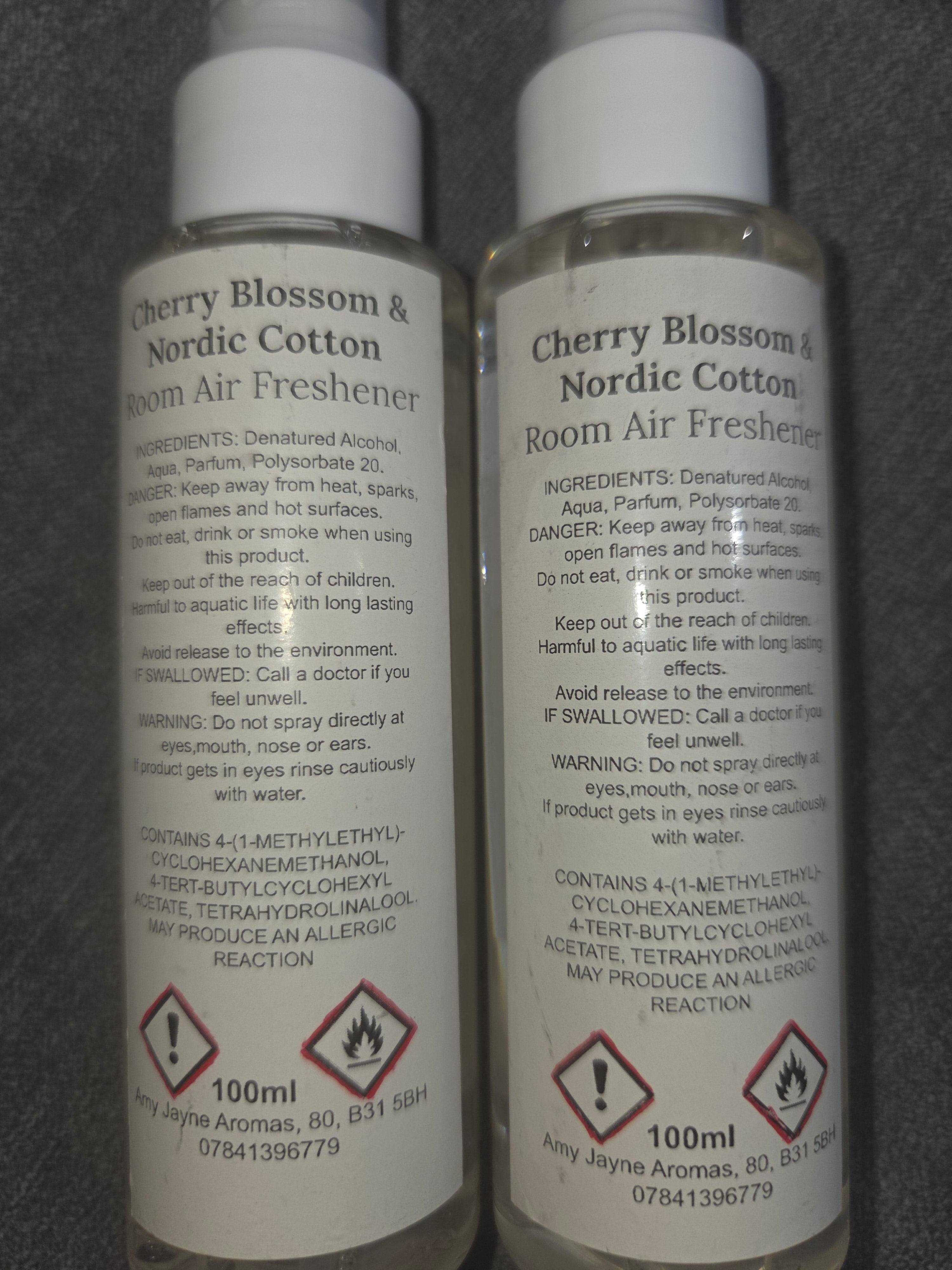 💕 Cherry Blossom & Nordic Cotton Room Air Freshener 💕