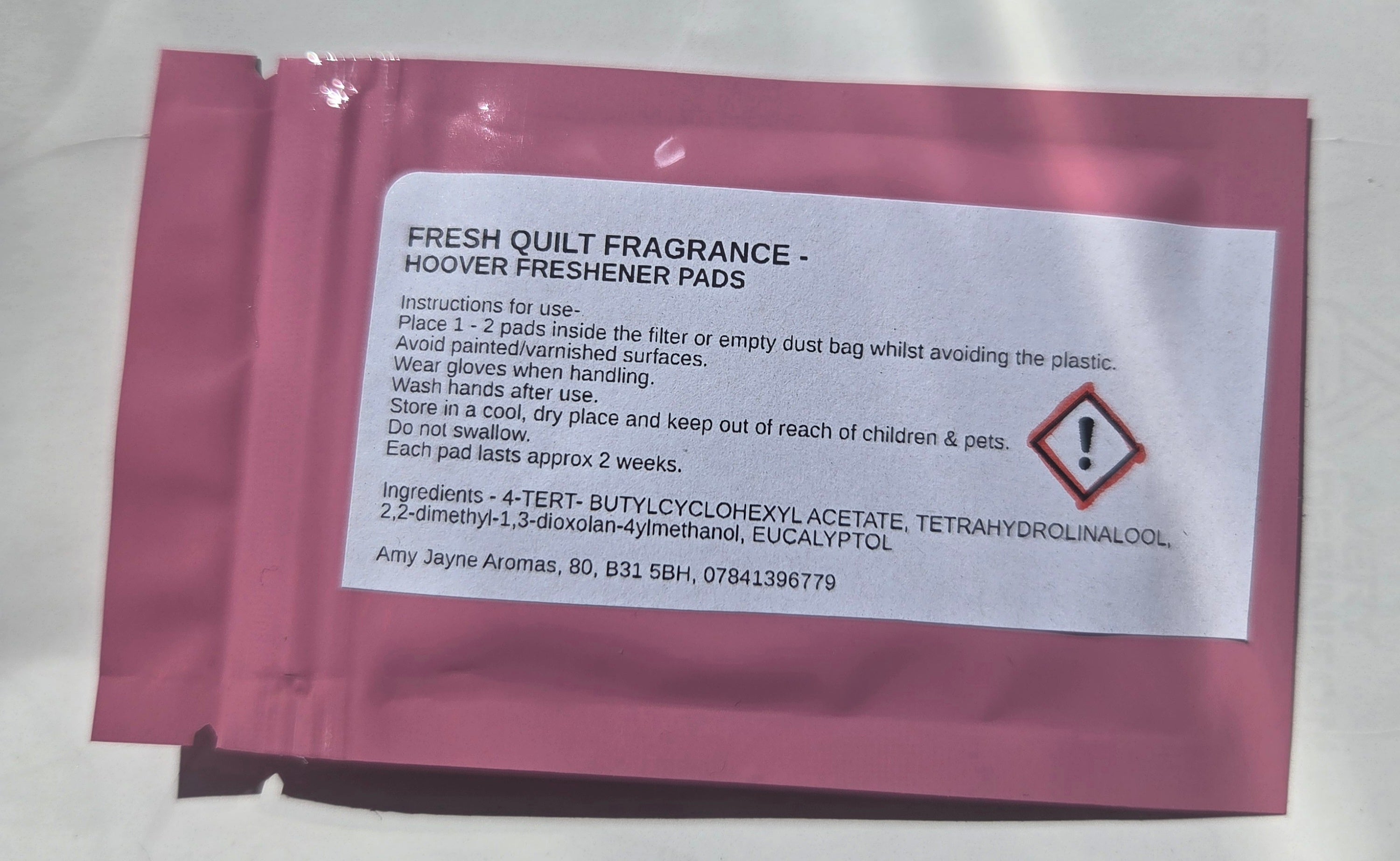Fresh Quilt -Hoover Freshener Pads