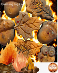 Crackling Log Fire - Autumn Shapes
