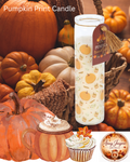 Pumpkin Print Tube Candle