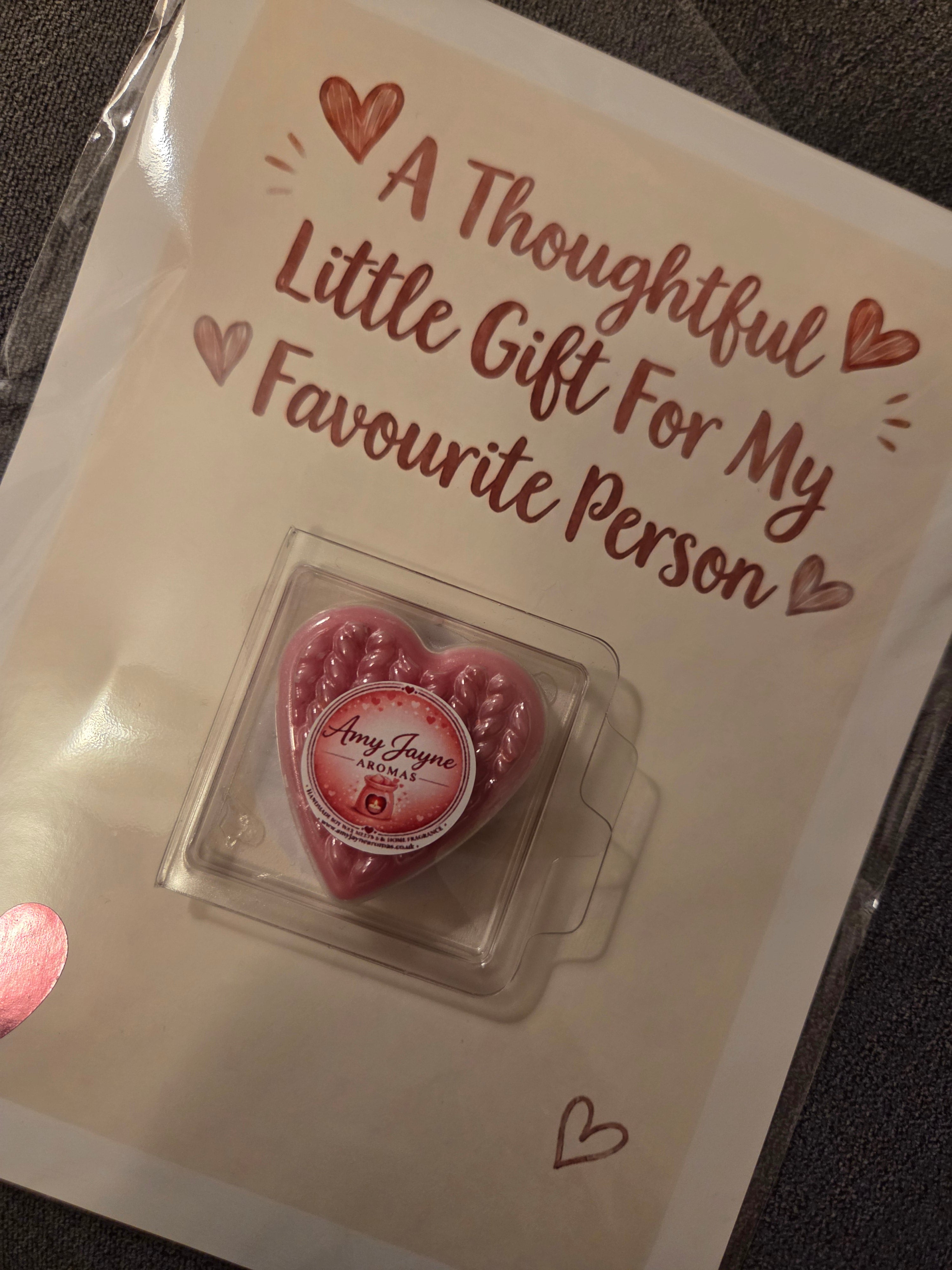 "A Thoughtful Little Gift For My Favourite Person" - Quote Gift Card