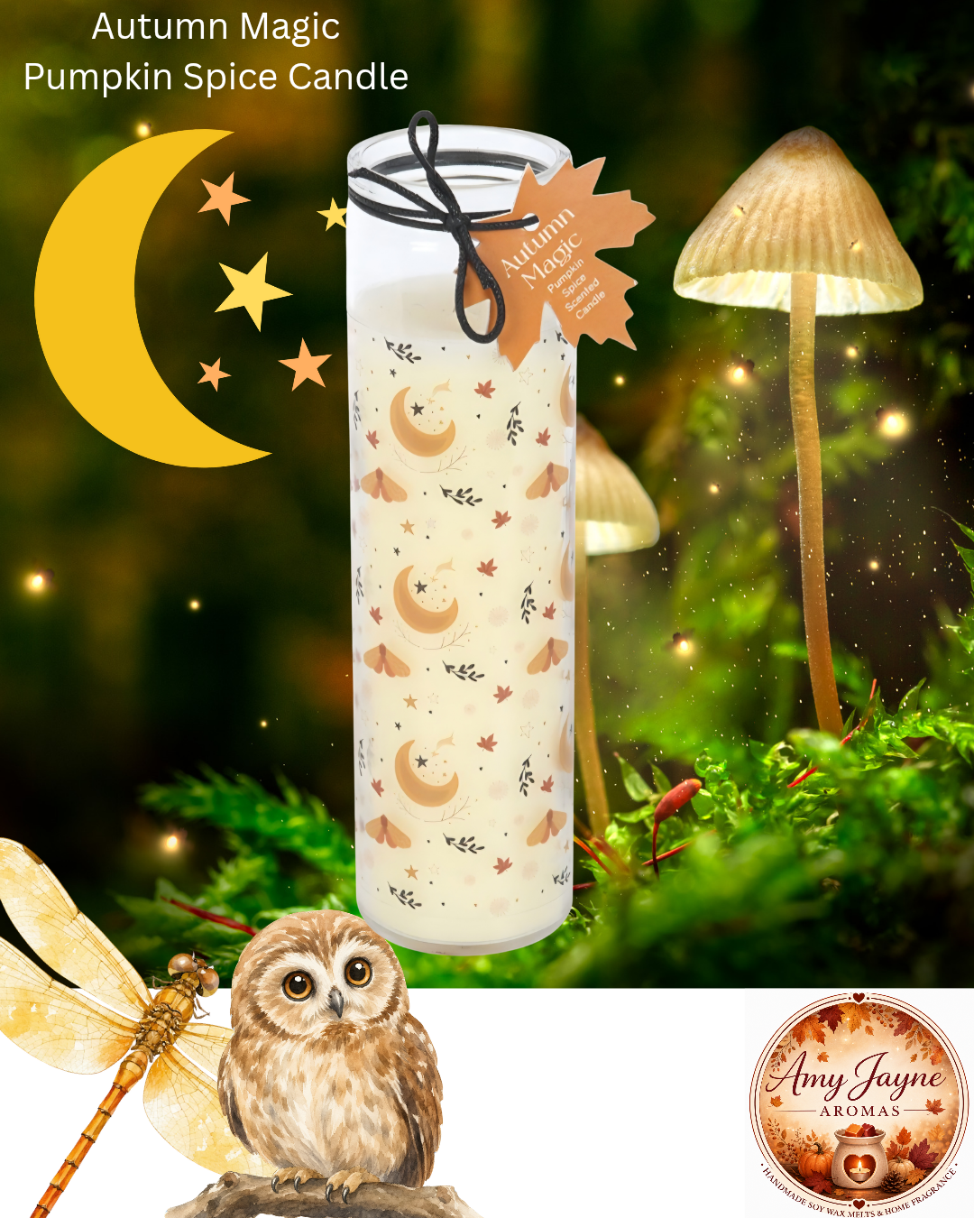 Autumn Magic (Pumpkin Spice) Tube Candle